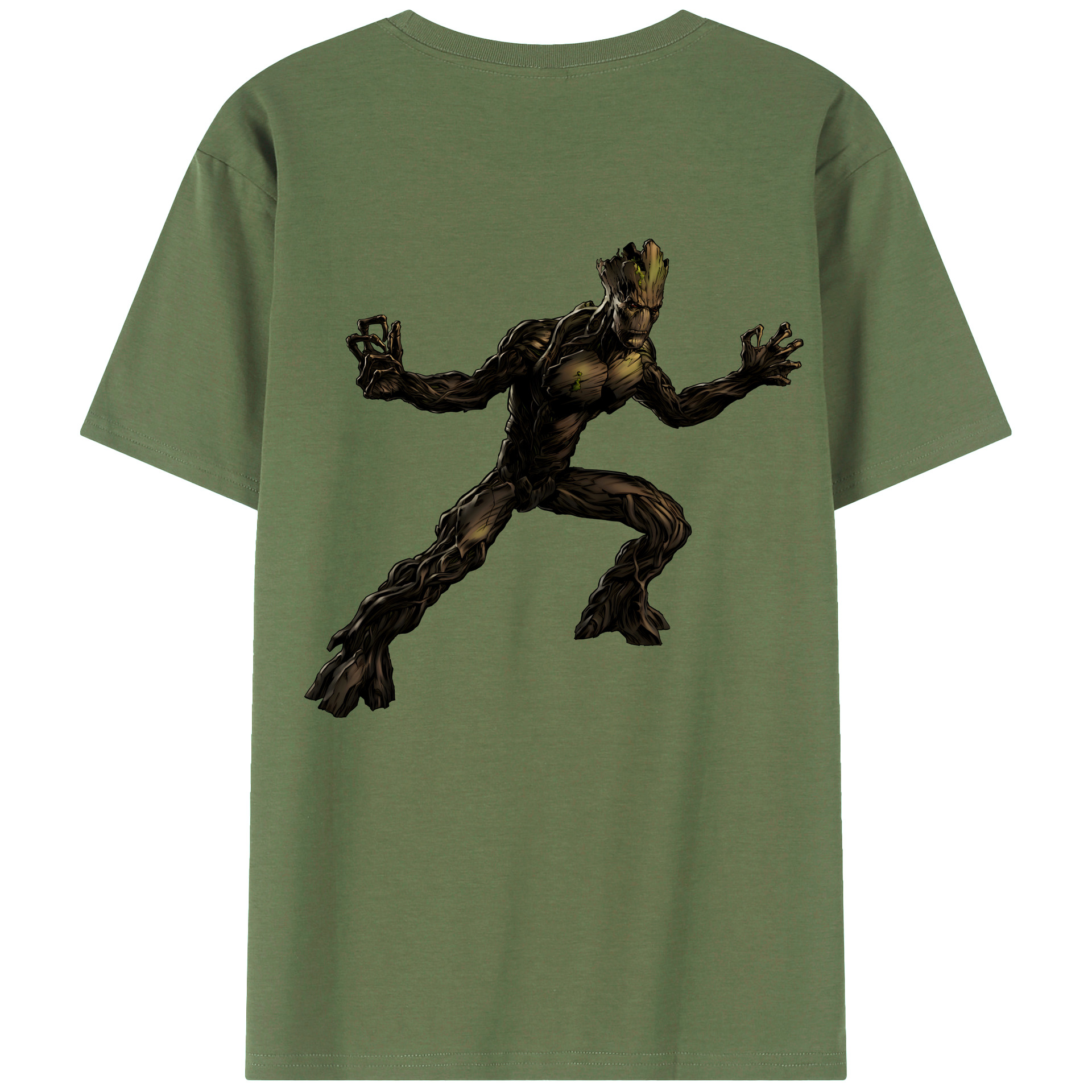 （画像用） アベンジャーズ The Avengers 綿100％ メンズ半袖Tシャツ（バックプリント） 通気性